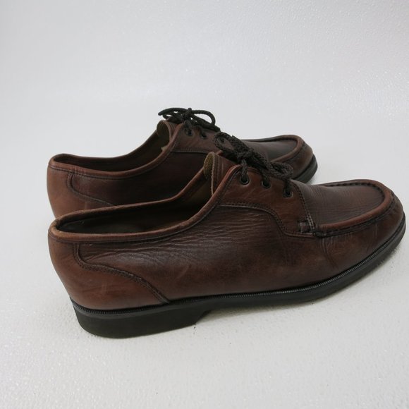 Clarks Oil Tanned Leather Casual Dress Oxfords Footwear Men\'s Italy Size 10.5 M